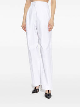 Sportmax - White Cotton Trouser (30)
