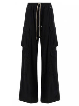 Rick Owens - Black Double Cargo Pant Jumbo Belas Pant (28)