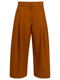 Balenciaga - Brown Loose Flat Front Pant