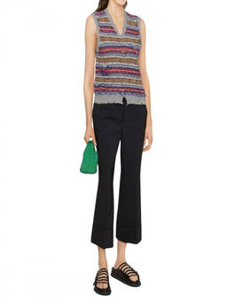 Dsquared2 - Black Tailored Flat Front Pant (28)