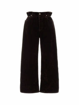 Miu Miu - Brown Loose Flat Front Pant