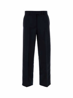 Miu Miu - Navy Blue Straight Flat Front Pant (24)