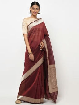 Fabindia - Cotton Silk Woven Banarasi Sari