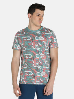 Puma - Kl Aop Tee Men Blue T-shirt