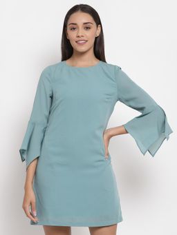 Ayrolane - Turquoise Sleeve Detail Dress