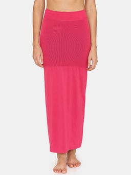 Zivame - All Day Flared Mermaid Reversible Saree Shapewear - Violet Indigo N Magenta