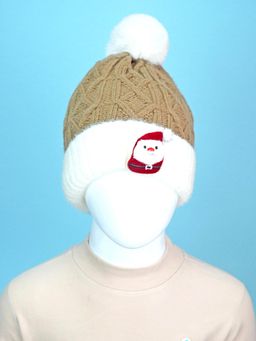 Little Surprise Box - Brown Woven Beanie Cap