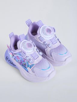 Hopscotch - Girls Purple Sneakers
