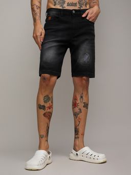 Campus Sutra - Mens Minimal Distressed Denim Jeans