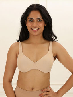 Underneat - Women Non Padded Wired Seamless Minimizer Bra