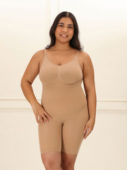 Underneat - Women Backless Stretchable Butt Lifting Comfort Full Body Shaper