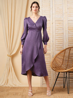 MISH - LUXE By MISH Purple Mid-Length Dress