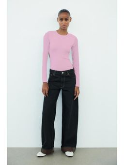 COLOR CAPITAL - Pink Cut-Out Bodysuit