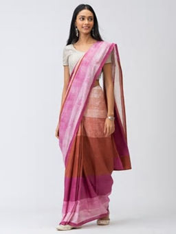 Fabindia - Cotton Hand Block Printed Sari