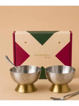 Lovedwell - Rasa Gelato Cup & Spoon (Pack of 2) Gift Box