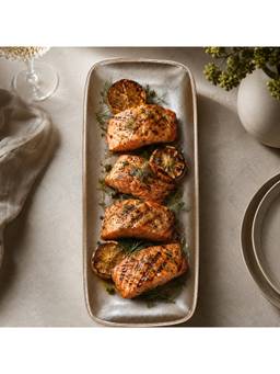 MESA - Brown Metallic Tapas Platter