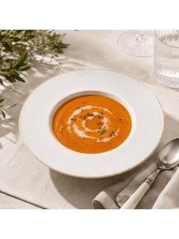 MESA - Blue Eye Gold Coupe Pasta Bowl