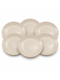 MESA - Beige Coupe Half Plate