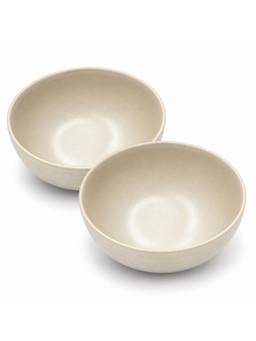 MESA - Beige Coupe Bowl Pack of 2