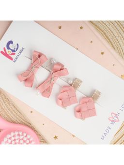 Kicks and Crawl - Love And Ribbon Clips (Pack of 4) (0-1 Years)