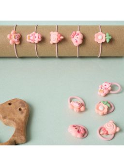 Kicks and Crawl - Peony Rubberbands (Pack of 10) (0-1 Years)