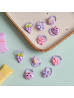 Kicks and Crawl - Kitty & Love Rubberbands - (Pack of 10) (0-1 Years)