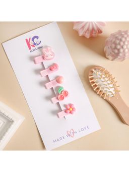 Kicks and Crawl - Bow-Tiful Blossoms Hair Clips (Pack of 5) (0-1 Years)