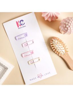 Kicks and Crawl - Pastel Pop Hair Clips (Pack of 4) (0-1 Years)