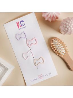 Kicks and Crawl - Breezy Bow Hair Clips (Pack of 4) (0-1 Years)