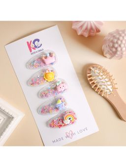 Kicks and Crawl - Rainbow Dreams Hair Clips (Pack of 5) (0-1 Years)