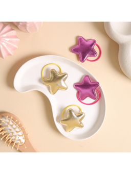 Kicks and Crawl - Shimmer Starry Rubberbands (Pack of 4) (0-1 Years)