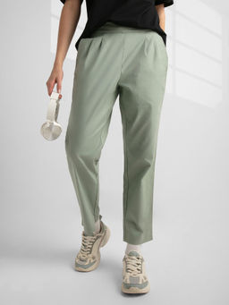 Jockey - WZ09 Women Super Combed Cotton Regular Fit Hybrid Pants - Iceberg Green