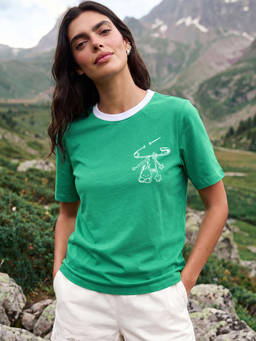 Bewakoof - Women Green Pincharm Graphic Printed T-Shirt