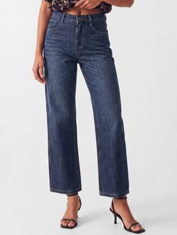 max - Women Blue Wide-Leg High-Rise Jeans