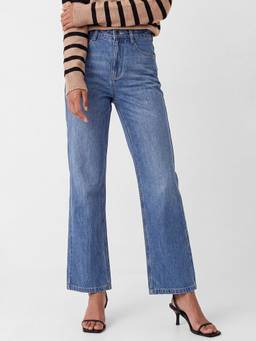 max - Women Blue High Rise Washed Jeans