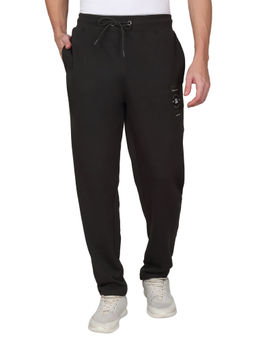 Cantabil - Men Printed Green Regular Fit Casual Trackpant