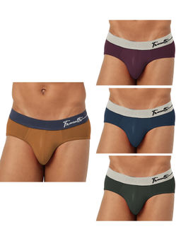 FREECULTR - Mens Underwear Anti Chaffing Sweat-proof Micromodal Briefs (Pack of 4)