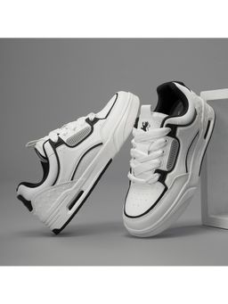 Red Tape - Men Colorblocked White & Black Lifestyle Sneakers