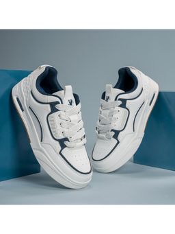 Red Tape - Men Colorblocked White & Navy Blue Lifestyle Sneakers