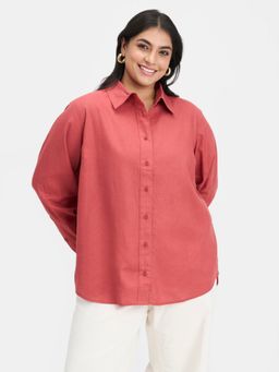 Virgio - Women Red Solid Shirt