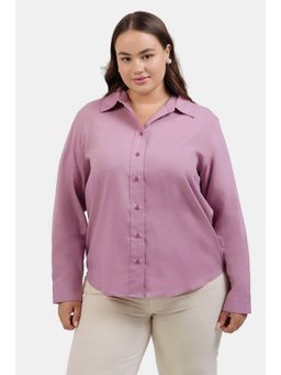 Virgio - Women Purple Solid Shirt
