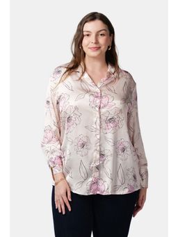 Virgio - Women Pink Floral Shirt