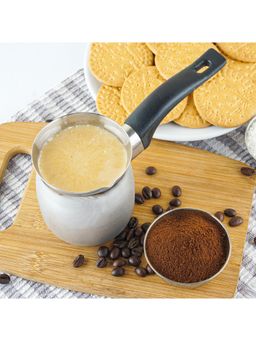 Omega - Stainless Steel Coffee Warmer with Bakelite Handle