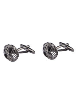 The Tie Hub - Gunmetal Knot Cufflink
