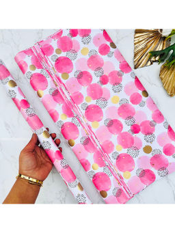 The Big Trove - Pink Bubbles Gift Wrapping Paper (Pack of 10)