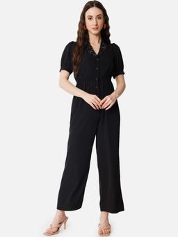 ALL WAYS YOU - Women Black Embellished Crepe Jumpsuit
