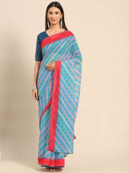 Kalista Fashion - Women Embellished Saree With Unstiched Blouse