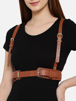 Twenty Dresses by Nykaa Fashion - Tan Only A Season Away Suspender Belt