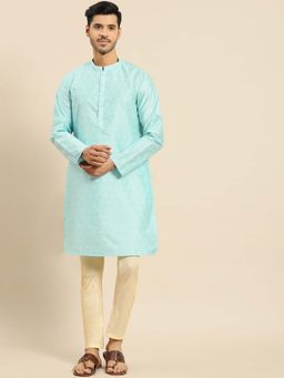 Amodh by Kisah - Men Blue Kurta