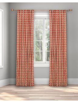 Fabindia - Multi-Color Cotton Printed Gulzar Window Curtain